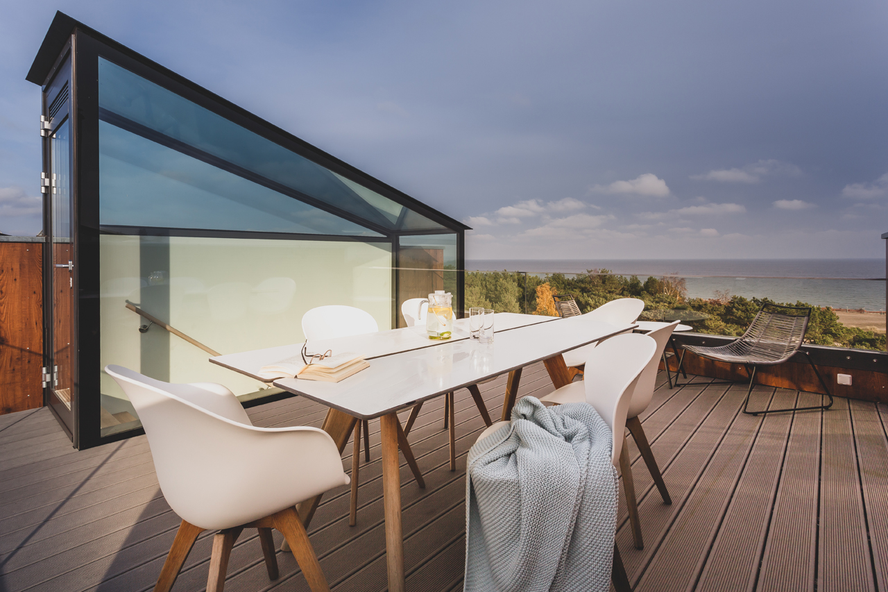 Dachterrasse mit Meerblick GipfelAlm